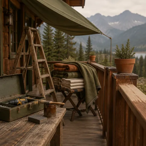 Refined government camp lodging for an elevated mountain retreat