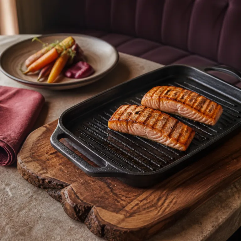 How a lodge cast iron grill elevates luxury hotel cooking experiences